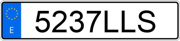 Numer rejestracyjny 5237LLS posiada CITROEN BERLINGO