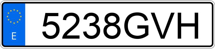 Numer rejestracyjny 5238GVH posiada VOLKSWAGEN POLO