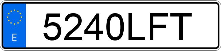 Numer rejestracyjny 5240LFT posiada OPEL ASTRA Numer rejestracyjny 5240LFT posiada OPEL ASTRA