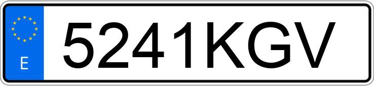 Numer rejestracyjny 5241KGV posiada MERCEDES V (638-639-447)