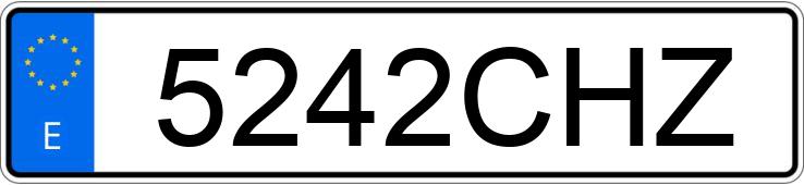 Numer rejestracyjny 5242CHZ posiada RENAULT LAGUNA Numer rejestracyjny 5242CHZ posiada RENAULT LAGUNA