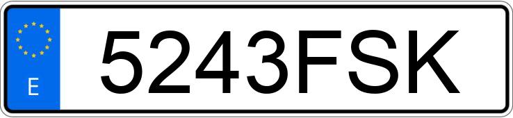 Numer rejestracyjny 5243FSK posiada NISSAN X-TRAIL