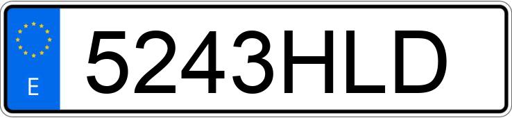 Numer rejestracyjny 5243HLD posiada SEAT IBIZA Numer rejestracyjny 5243HLD posiada SEAT IBIZA