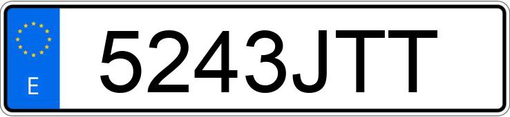 Numer rejestracyjny 5243JTT posiada TRIUMPH STREET TRIPLE Numer rejestracyjny 5243JTT posiada TRIUMPH STREET TRIPLE