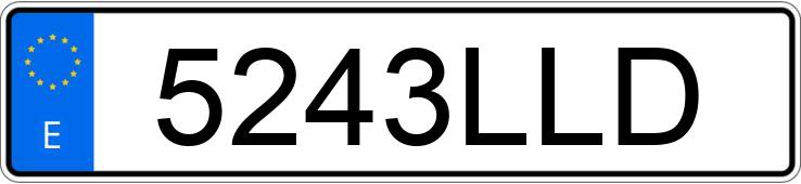 Numer rejestracyjny 5243LLD posiada BMW SERIE 2