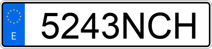 Numer rejestracyjny 5243NCH posiada MERCEDES CLA (117)