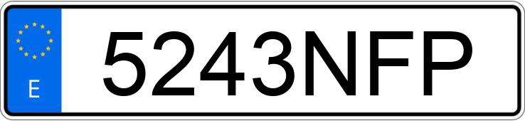 Numer rejestracyjny 5243NFP posiada PEUGEOT 3008