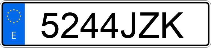 Numer rejestracyjny 5244JZK posiada RENAULT KANGOO Numer rejestracyjny 5244JZK posiada RENAULT KANGOO