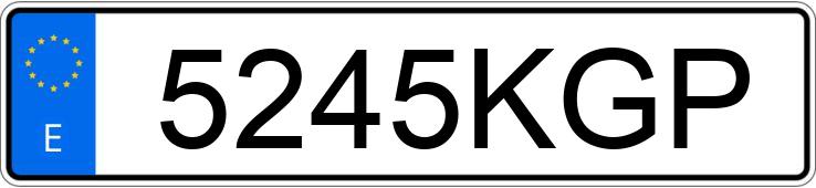 Numer rejestracyjny 5245KGP posiada TOYOTA C-HR Numer rejestracyjny 5245KGP posiada TOYOTA C-HR