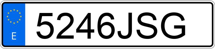 Numer rejestracyjny 5246JSG posiada BMW SERIE 1