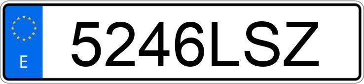 Numer rejestracyjny 5246LSZ posiada PEUGEOT 2008