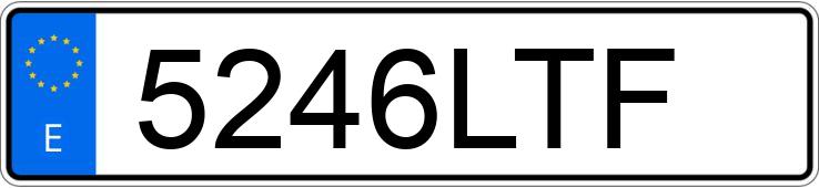 Numer rejestracyjny 5246LTF posiada KIA RIO Numer rejestracyjny 5246LTF posiada KIA RIO