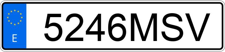 Numer rejestracyjny 5246MSV posiada MERCEDES CLA (118)