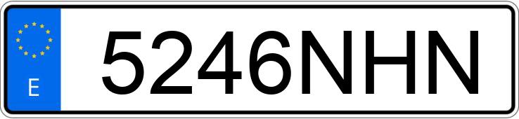 Numer rejestracyjny 5246NHN posiada BMW SERIE 4