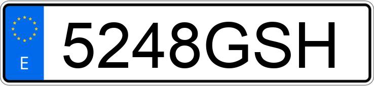 Numer rejestracyjny 5248GSH posiada VOLKSWAGEN PASSAT