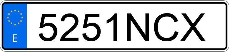 Numer rejestracyjny 5251NCX posiada MASERATI MC20