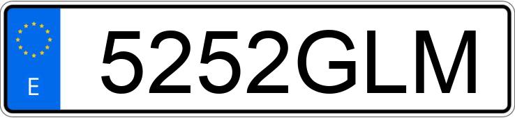 Numer rejestracyjny 5252GLM posiada FORD KA