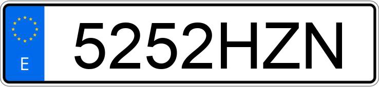 Numer rejestracyjny 5252HZN posiada MERCEDES GLA (156) Numer rejestracyjny 5252HZN posiada MERCEDES GLA (156)