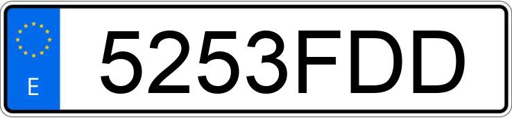 Numer rejestracyjny 5253FDD posiada BMW SERIE 5 Numer rejestracyjny 5253FDD posiada BMW SERIE 5