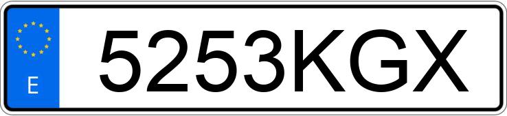 Numer rejestracyjny 5253KGX posiada KIA STONIC