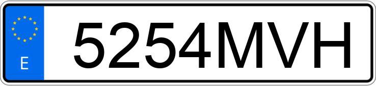 Numer rejestracyjny 5254MVH posiada TESLA MODEL Y Numer rejestracyjny 5254MVH posiada TESLA MODEL Y