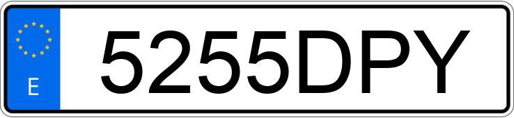 Numer rejestracyjny 5255DPY posiada SEAT LEON