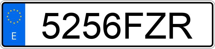 Numer rejestracyjny 5256FZR posiada FIAT STILO