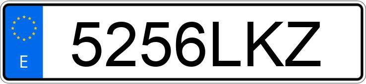 Numer rejestracyjny 5256LKZ posiada MERCEDES GLE (166-292)