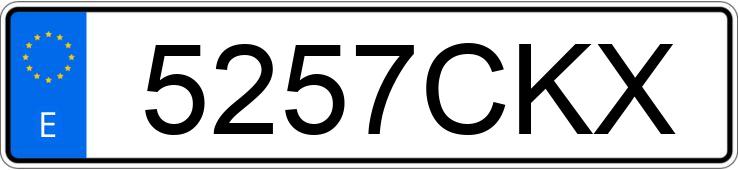 Numer rejestracyjny 5257CKX posiada HYUNDAI ELANTRA