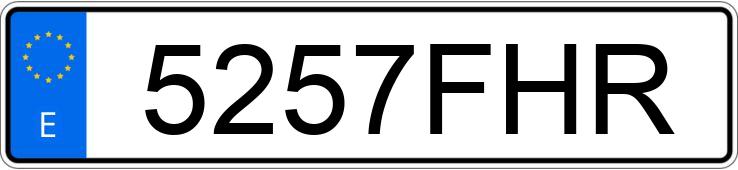 Numer rejestracyjny 5257FHR posiada OPEL ZAFIRA Numer rejestracyjny 5257FHR posiada OPEL ZAFIRA