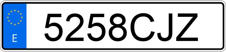 Numer rejestracyjny 5258CJZ posiada FORD FOCUS