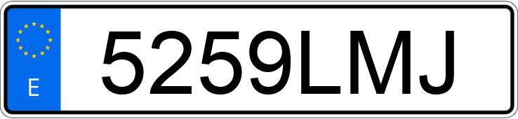 Numer rejestracyjny 5259LMJ posiada AUDI A3 SPORTBACK