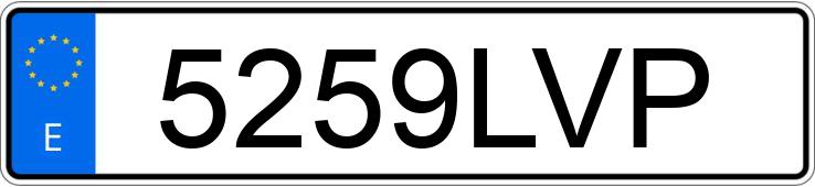 Die Registrierungsnummer 5259LVP hat RENAULT CLIO Die Registrierungsnummer 5259LVP hat RENAULT CLIO