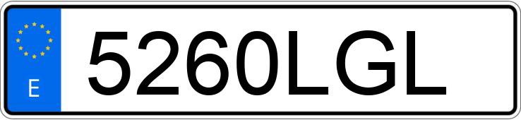 Numer rejestracyjny 5260LGL posiada AUDI A3 SPORTBACK Numer rejestracyjny 5260LGL posiada AUDI A3 SPORTBACK