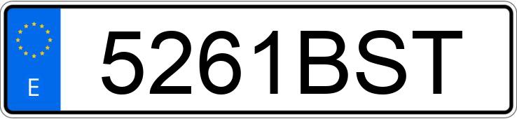 Numer rejestracyjny 5261BST posiada AUDI A6 Numer rejestracyjny 5261BST posiada AUDI A6