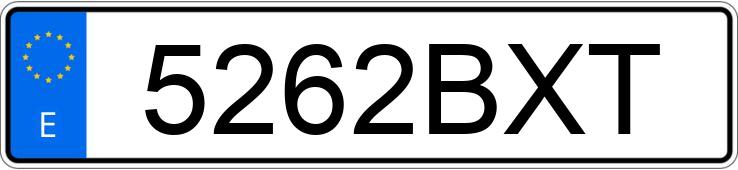 Numer rejestracyjny 5262BXT posiada SEAT IBIZA Numer rejestracyjny 5262BXT posiada SEAT IBIZA