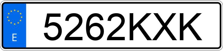 Numer rejestracyjny 5262KXK posiada PEUGEOT 2008 Numer rejestracyjny 5262KXK posiada PEUGEOT 2008