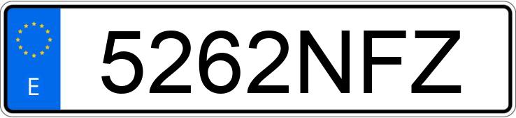 Numer rejestracyjny 5262NFZ posiada HONDA FORZA