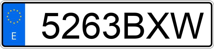 Numer rejestracyjny 5263BXW posiada FORD FOCUS Numer rejestracyjny 5263BXW posiada FORD FOCUS