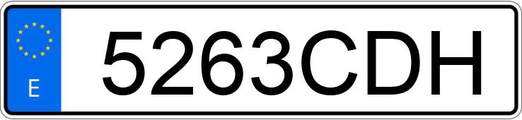 Numer rejestracyjny 5263CDH posiada OPEL ASTRA