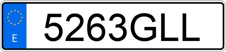 Numer rejestracyjny 5263GLL posiada FORD FOCUS