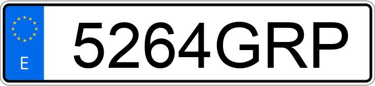 Numer rejestracyjny 5264GRP posiada VOLKSWAGEN PASSAT