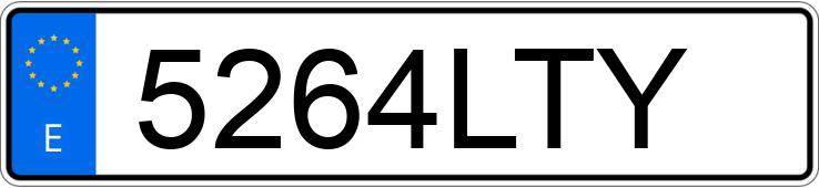 Numer rejestracyjny 5264LTY posiada FIAT DUCATO