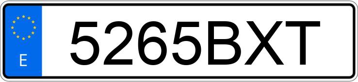 Numer rejestracyjny 5265BXT posiada OPEL ZAFIRA Numer rejestracyjny 5265BXT posiada OPEL ZAFIRA