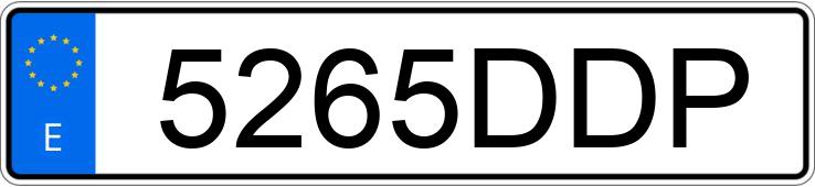 Numer rejestracyjny 5265DDP posiada CITROEN JUMPER