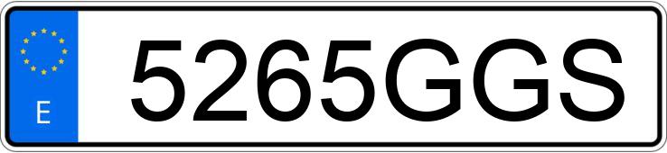 Numer rejestracyjny 5265GGS posiada PEUGEOT 207 Numer rejestracyjny 5265GGS posiada PEUGEOT 207