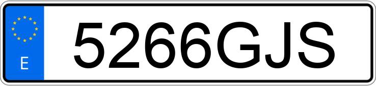 Numer rejestracyjny 5266GJS posiada AUDI A3 Numer rejestracyjny 5266GJS posiada AUDI A3