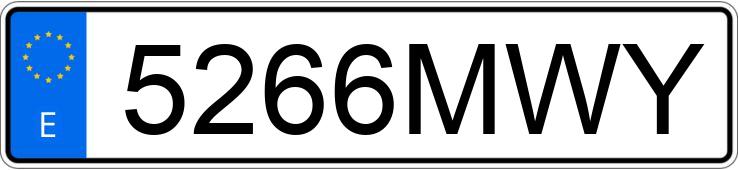 Numer rejestracyjny 5266MWY posiada MERCEDES CLA (117) Numer rejestracyjny 5266MWY posiada MERCEDES CLA (117)