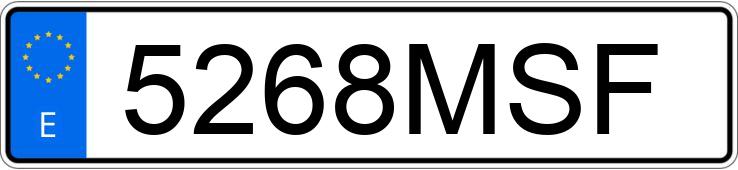 Numer rejestracyjny 5268MSF posiada YAMAHA NMAX