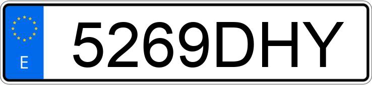 Numer rejestracyjny 5269DHY posiada PEUGEOT 206 Numer rejestracyjny 5269DHY posiada PEUGEOT 206